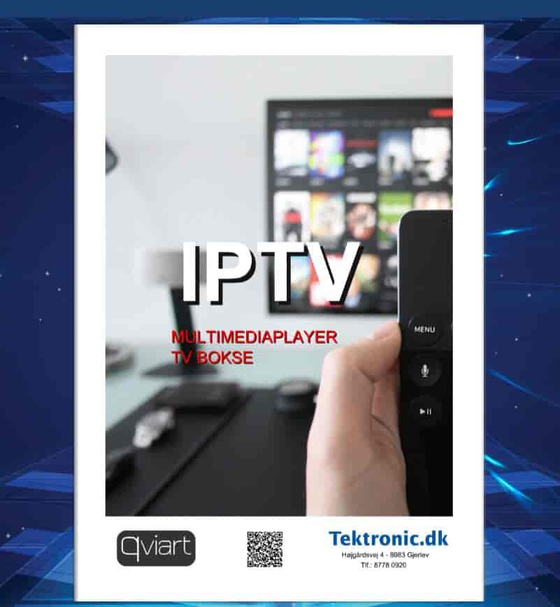IPTV Boks - nyt katalog med Qviart IPTV boxe på dansk